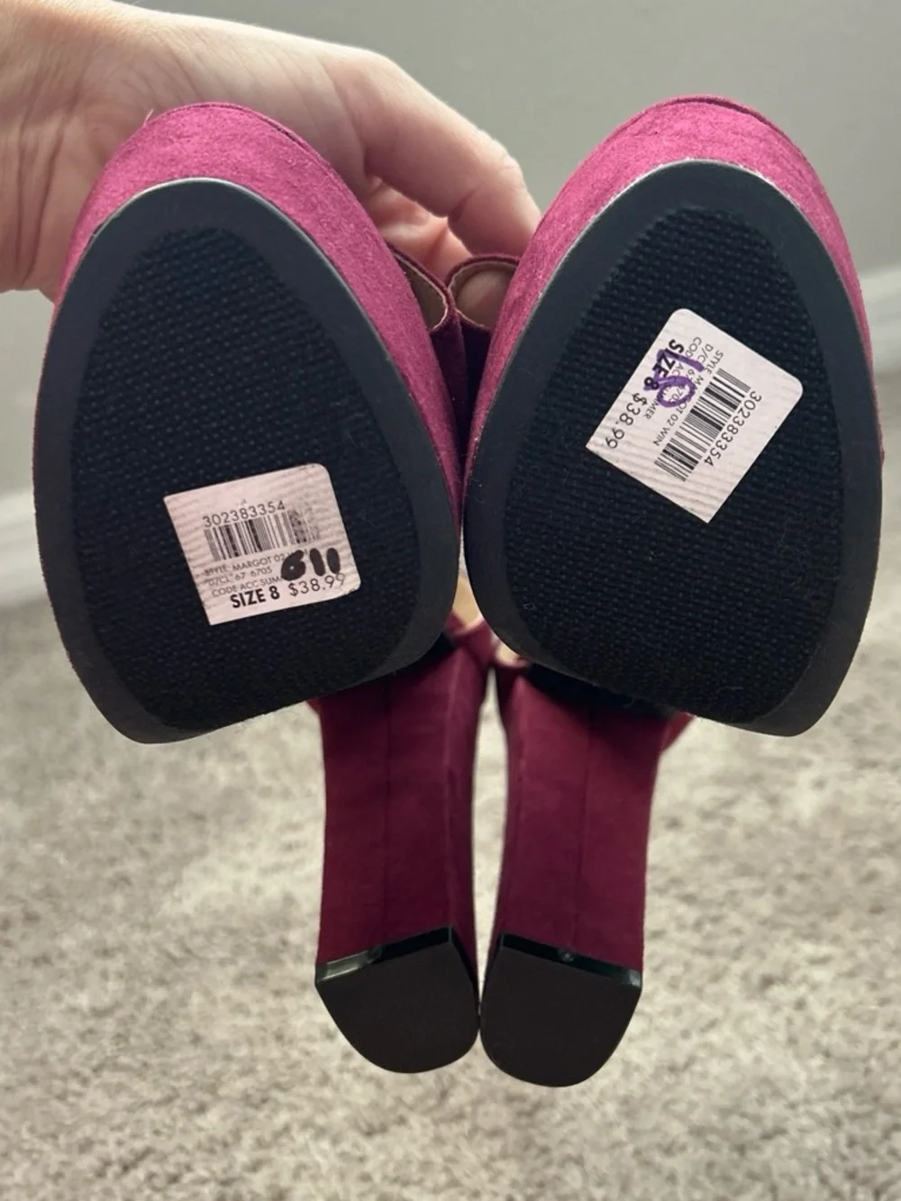 Charlotte Russe Suede Platform Heels 👠